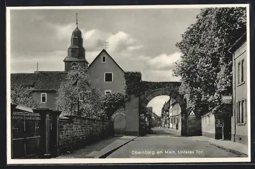 AK Obernburg, Strassenpartie Unteres Tor