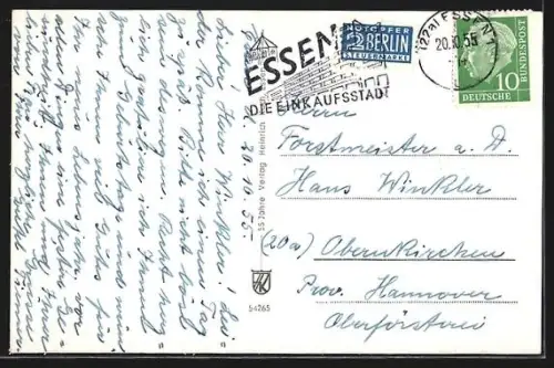 AK Essen / Ruhr, Rathaus