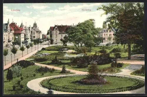 AK Landau, Nordring mit Parkanlage