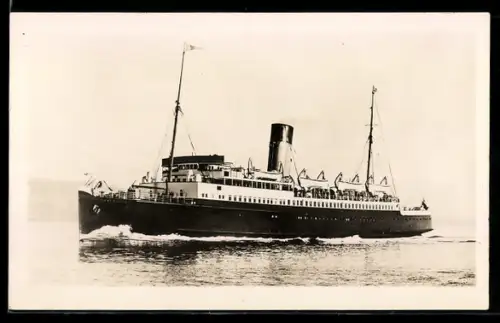 AK Britisches Passagierschiff Canterbury in Fahrt