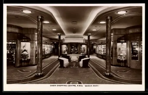 AK Passagierschiff R.M.S. Queen Mary, Cabin Shopping Centre