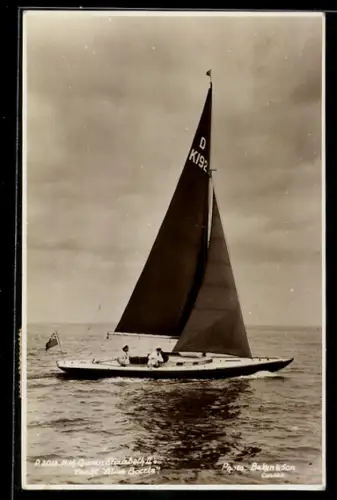 AK H.M. Queen Elizabeth II., Yachts Blue Bottle, Segelsport