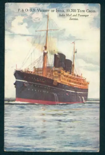 AK Passagierschiff SS Viceroy of India, P. & O., India Mail and Passenger Service