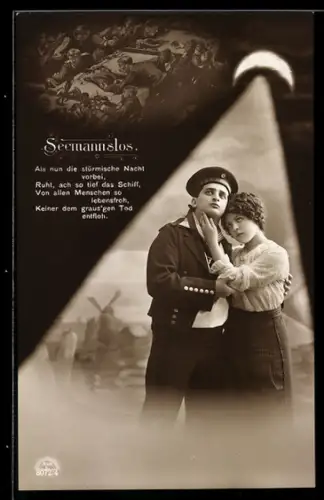 AK Matrose mit seiner Frau