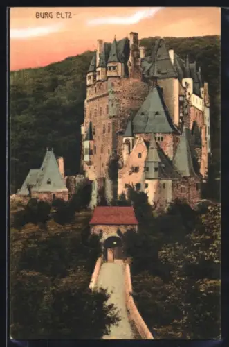 AK Eltz, Ansicht der Burg Eltz