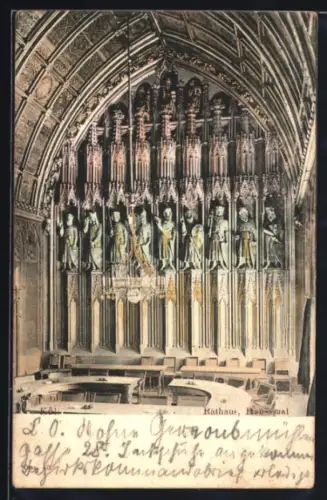 AK Köln, Rathaus, Hansasaal