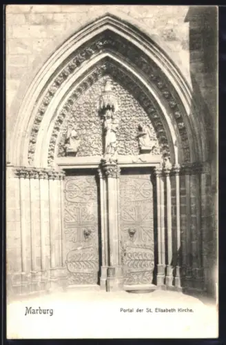 AK Marburg, Portal der St. Elisabeth Kirche