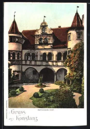 AK Konstanz, Rathaus-Hof