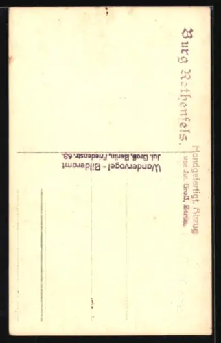 AK Rothenfels, Burg Rothenfels