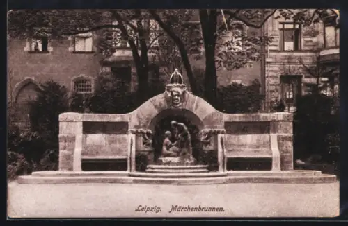 AK Leipzig, Märchenbrunnen