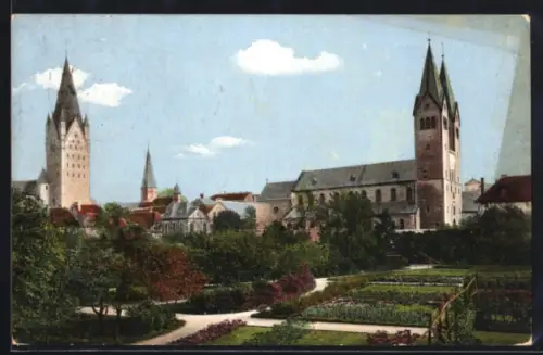 AK Paderborn, Ortspartie mit Kirche