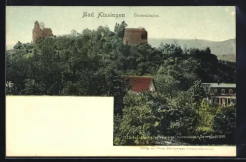 AK Bad Kissingen, Bodenlaube