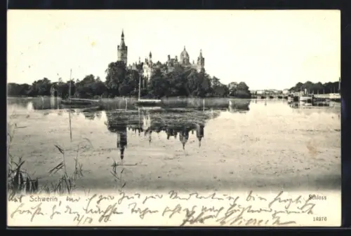 AK Schwerin, Blick zum Schloss