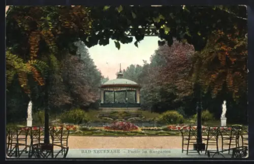 AK Bad Neuenahr, Partie im Kurgarten