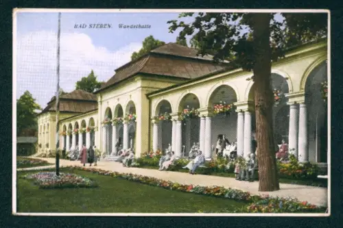 AK Bad Steben, Stahl- & Moorbad, Wandelhalle