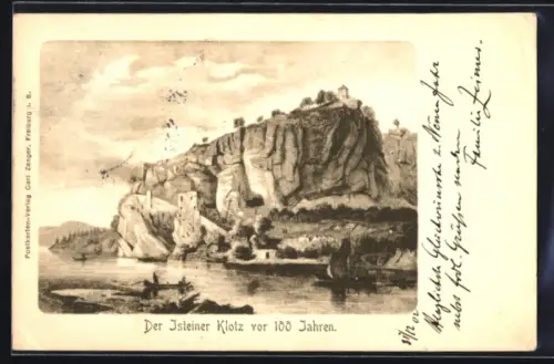 AK Lörrach, Isteiner Klotz vor 100 Jahren