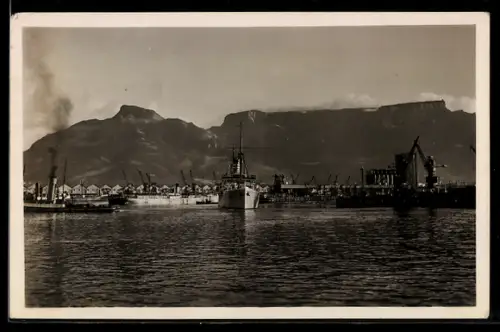 AK Cape Town, Panorama von See aus