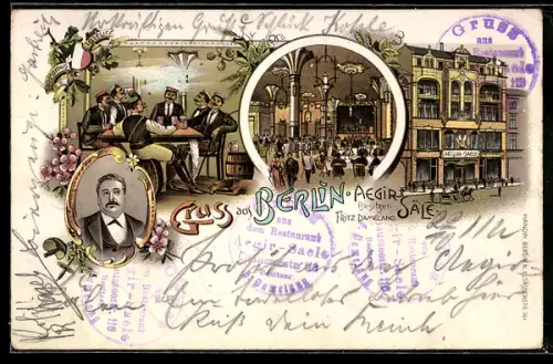 Lithographie Berlin, Aegir-Säle, Chausseestrasse 116