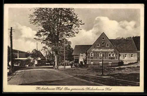 AK Herold / Erzg., Der gesamte Huberbauer Hof