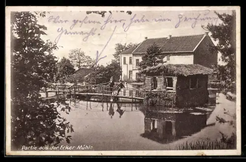 AK Köln-Königsforst, Wald-Cafe und Restaurant Erker Mühle