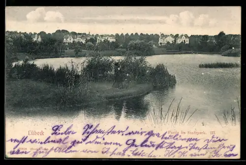 AK Lübeck, Partie im Stadtpark