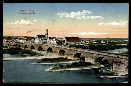AK Regensburg, Steinerne Brücke