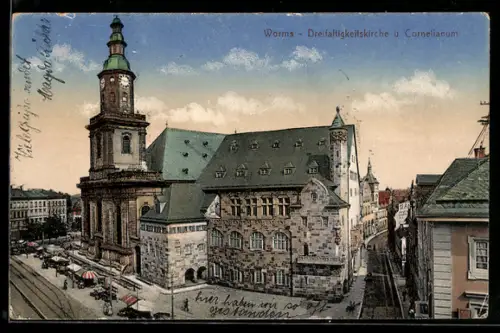 AK Worms, Dreifaltigkeitskirche, Cornelianum