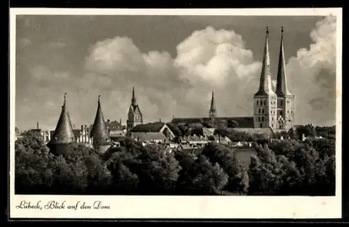AK Lübeck, Blick auf den Dom