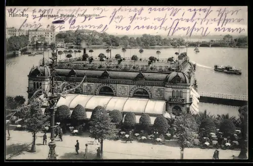 AK Hamburg-Neustadt, Herrmann Heinze, Alsterpavillon