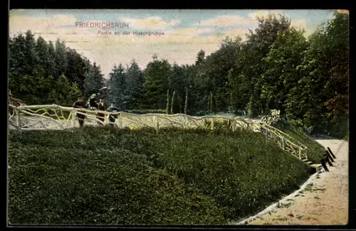 AK Friedrichsruh, Partie an der Hirschgruppe
