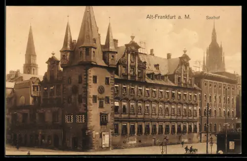 AK Alt-Frankfurt, Saalhof, Panorama