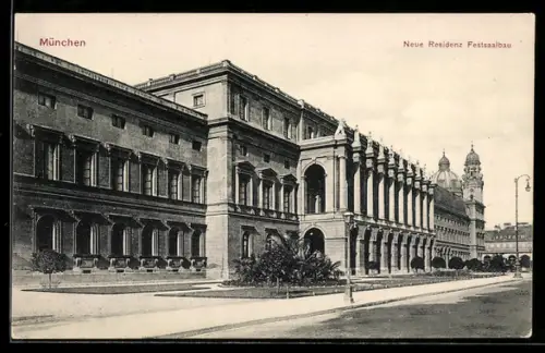 AK München, Neue Residenz, Festsaalbau