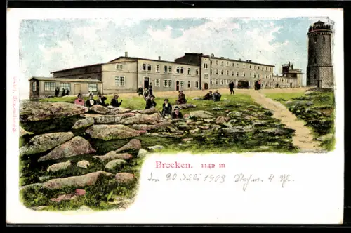 AK Brocken, Gebäude und Aussichtsturm