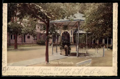 AK Bad Steben, An der Tempelquelle