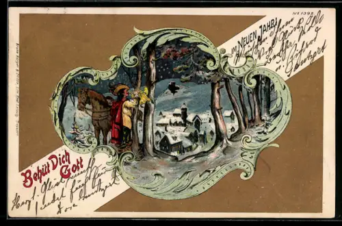 AK Behüt Dich Gott!, Trompeter im Winterwald