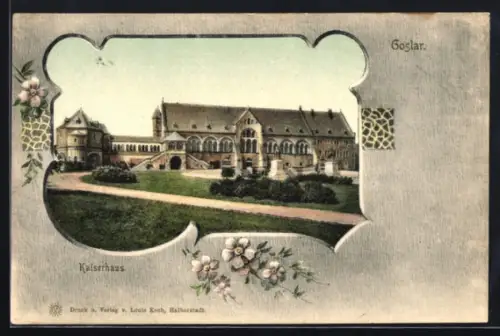 AK Goslar, Blick auf das Kaiserhaus