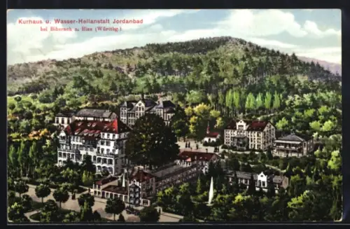 AK Jordanbad, Kurhaus u. Wasserheilanstalt