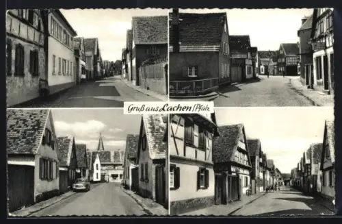AK Lachen /Pfalz, Strassenpartien