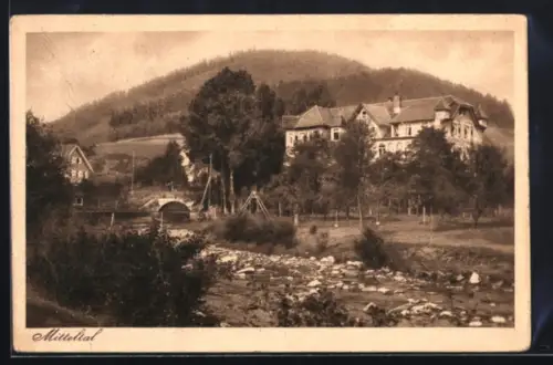 AK Mitteltal /Württ. Schwarzwald, Kurhotel Tannenburg