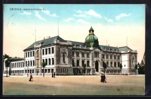 AK Zwickau, Blick auf Ingenieurschule