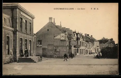 AK Courseulles, La Gare
