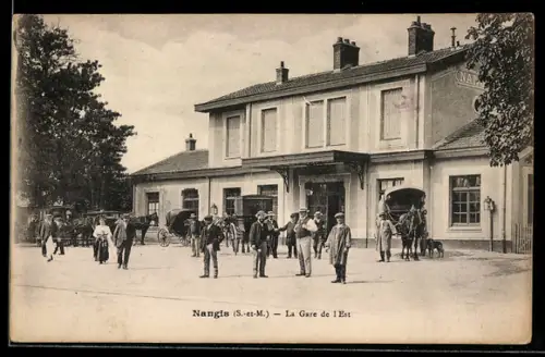 AK Nangis /S.-et-M., La Gare de l`Est