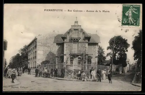 AK Pierrefitte, Rue Guéroux, Avenue de la Mairie