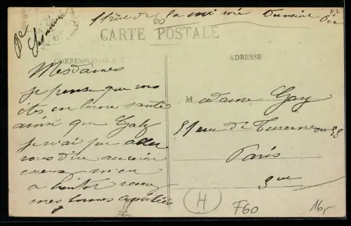 AK Fleurines /Oise, Rue de Paris