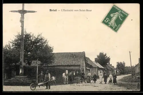 AK Saint-Maur, L`Extémité vers Saint-Maur