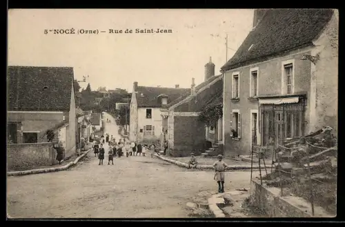 AK Nocé /Orne, Rue de Saint-Jean