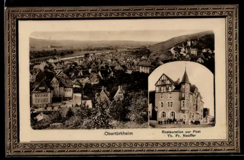 AK Obertürkheim, Restaurant zur Post, Inh. Th. Fr. Neuffer