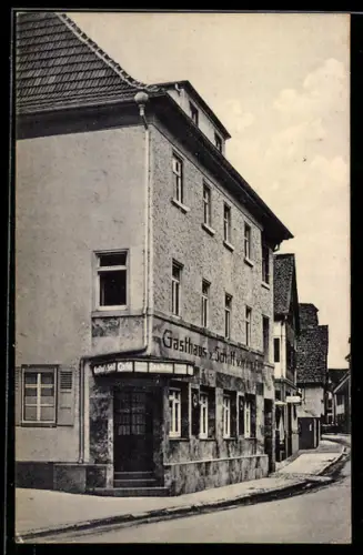 AK Stuttgart, Gasthaus zum Schiff, Inh. Wilh. Oll