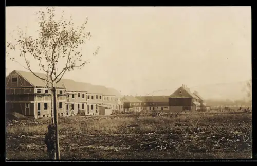 Foto-AK Bad Cannstatt, Partie in der Altenburg-Siedlung 1921