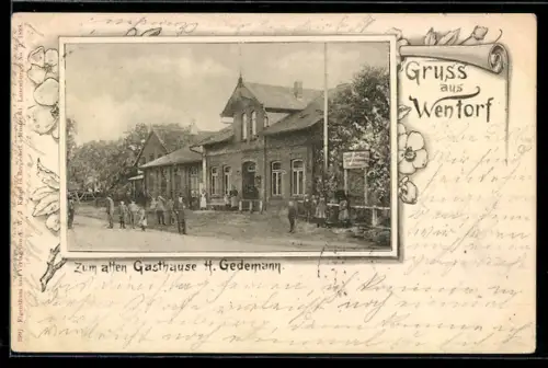 AK Wentorf, Gasthof Zum Alten Gasthaus, Inh. H. Gedemann